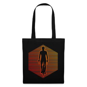 Cyclisme Hommes Femmes Vélo Vélo Cycliste - Sac en tissu - noir - Devant