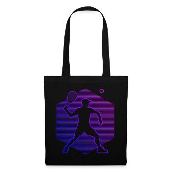 Pickleball Pickleball Jouer au racquetball pour femmes - Sac en tissu - noir - Devant