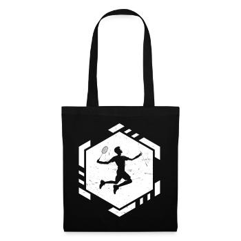 Badminton hommes femmes badminton - Sac en tissu - noir - Devant
