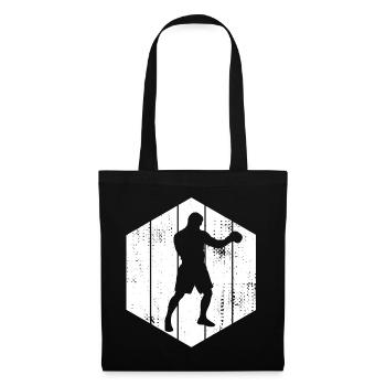 Boxer Sketch - Tote Bag - black - Front