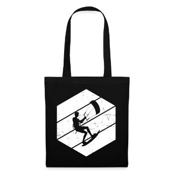 Women's Kitesurfing Kiten Men's Kitesurfing - Tote Bag - black - Front