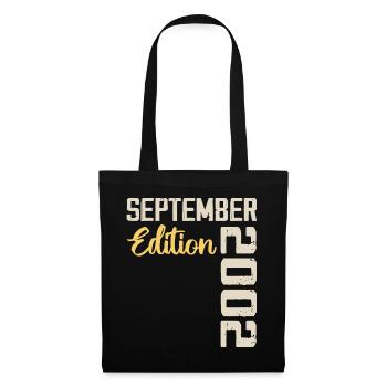 Septembre 2002 - 22e Anniversaire September 2002 - Sac en tissu - noir - Devant