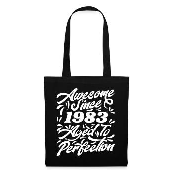 Awesome Since 1983 - Aged To Perfection, Gift 1983 - Tote Bag - black - Front