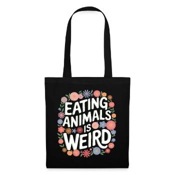 Vegetarian Vegan Veggie Vegetarian - Tote Bag - black - Front