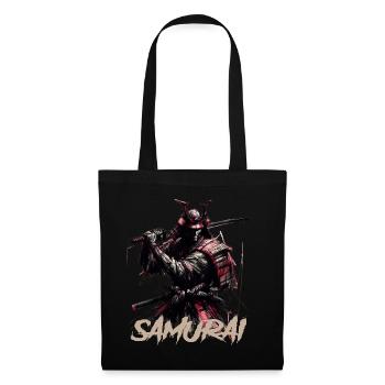 Samurai - Stoffbeutel - Schwarz - Vorne