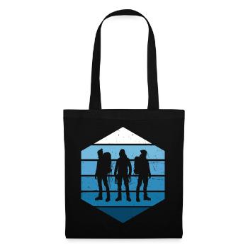 Bloc Grimpeur Grimpeur Femmes Escalade - Sac en tissu - noir - Devant