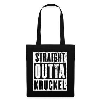 Kruckel, Ruhrgebiet, Ruhrpott, Dortmund-Kruckel - Stoffbeutel - Schwarz - Vorne