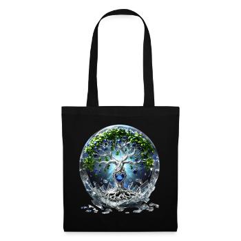Light and shadow: the mystical Tree of Life. - Tote Bag - black - Front