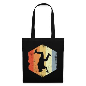 Breakdancer Vintage Look - Sac en tissu - noir - Devant