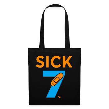 Sick Seven Meme Tee Six Seven - Sac en tissu - noir - Devant