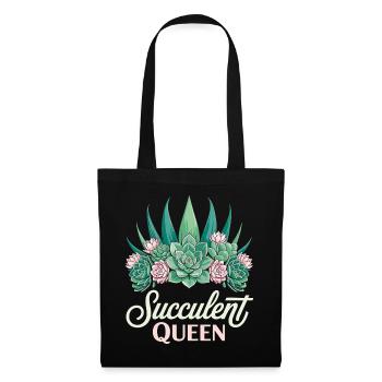 Plant Succulent Queen Cactus Women - Tote Bag - black - Front