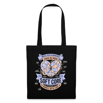 Handle with care - Tote Bag - black - Front