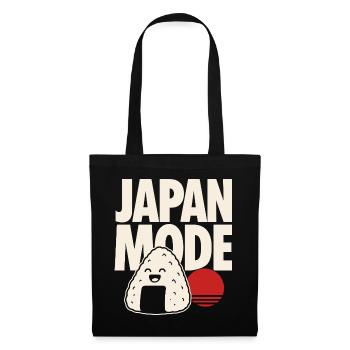 Onigiri de mode Kawaii au Japon - Sac en tissu - noir - Devant