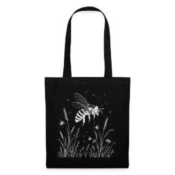 Bee Flowers - Tote Bag - black - Front