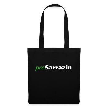 proSarrazin - Stoffbeutel - Schwarz - Vorne
