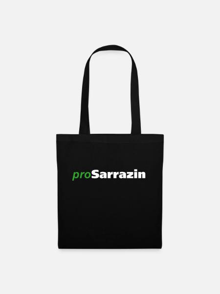 proSarrazin - Stoffbeutel - Schwarz