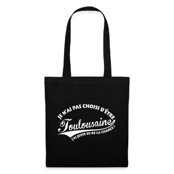 Toulousaine Chanceuse - Sac en tissu - noir - Devant