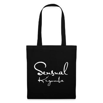 Sensual Kizomba Shirt white - Mambo New York - Tote Bag - black - Front