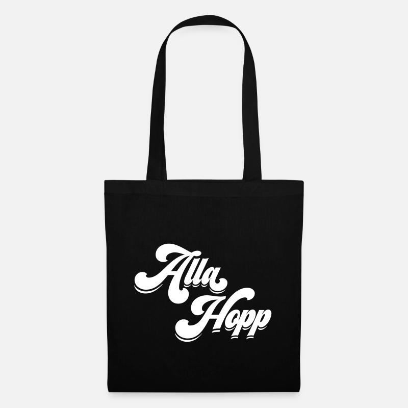 Alla Hopp! - Stoffbeutel - Schwarz