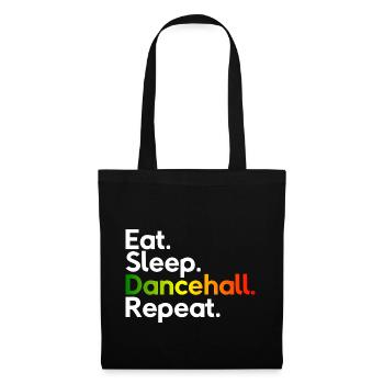 Mangez Sommeil Dancehall Repeat - Sac en tissu - noir - Devant