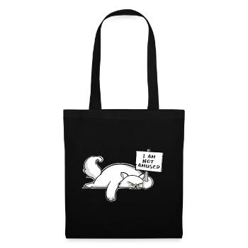 Angry Cat - Tote Bag - black - Front