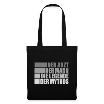 The Doctor The Man The Legend of Myth - Tote Bag - black - Front