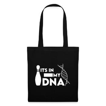 Its in my DNA Bowling Spruch - Stoffbeutel - Schwarz - Vorne