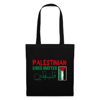 Palestinian Lives Matter - Sac en tissu - noir - Devant