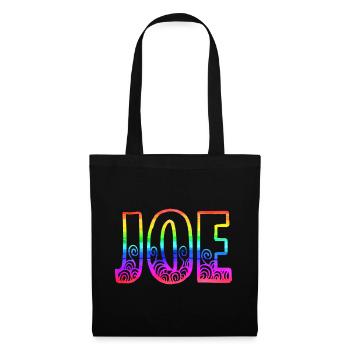 joe rs arc-en-ciel - Sac en tissu - noir - Devant