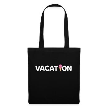 Vacanciers Voyage - Sac en tissu - noir - Devant