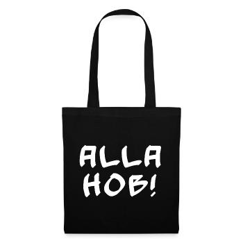 bequeme alltagskleidung, alla hob - Stoffbeutel - Schwarz - Vorne