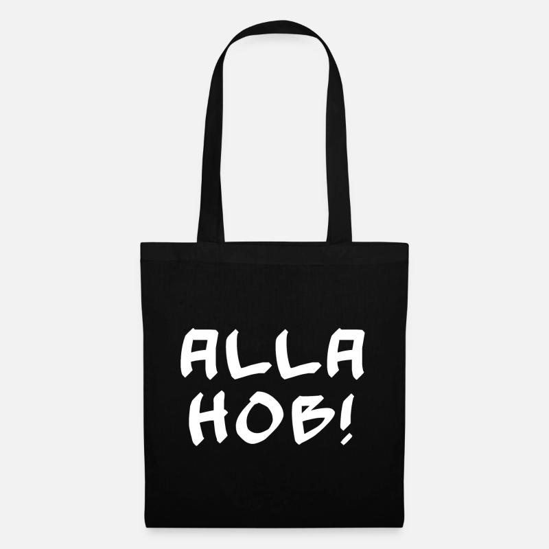 bequeme alltagskleidung, alla hob - Stoffbeutel - Schwarz