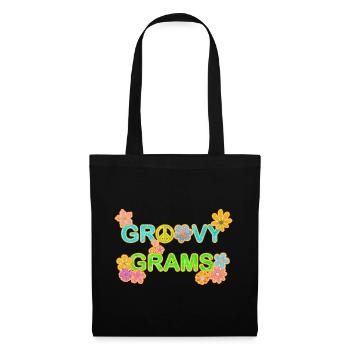 Hippie Peace Peace 60's 70's Love T-Shirt - Tote Bag - black - Front