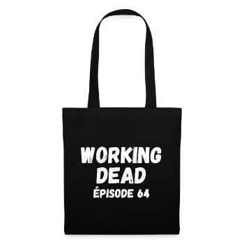 pension reform, demonstration - Tote Bag - black - Front