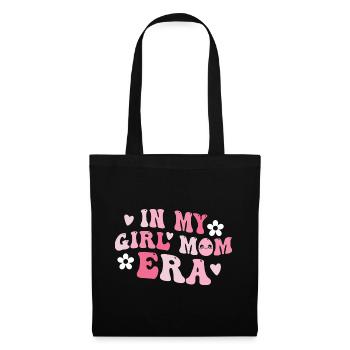 Dans l’annonce de ma fille maman Baby Girl - Sac en tissu - noir - Devant