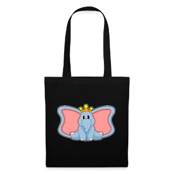 Elephant Crown - Tote Bag - black - Front