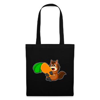 Carotte de cheval - Sac en tissu - noir - Devant