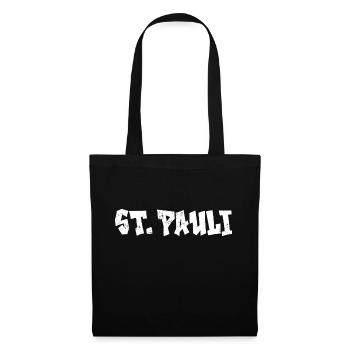 SAINT-PAULI - Sac en tissu - noir - Devant