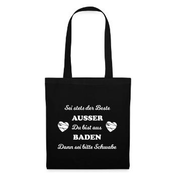 The Swabians in southern Germany - Tote Bag - black - Front