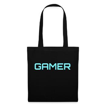 Gamer Blue - Tote Bag - black - Front