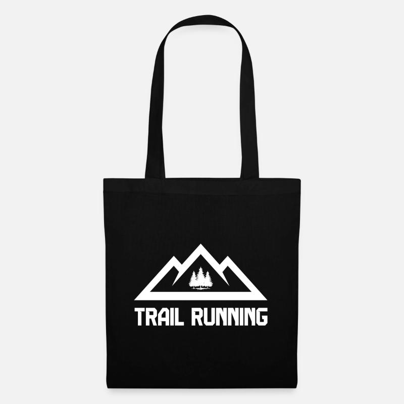 Course en sentier - Sac en tissu - noir
