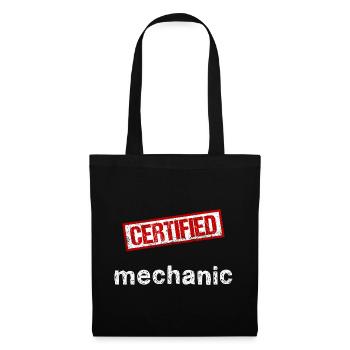 Mechaniker - Stoffbeutel - Schwarz - Vorne