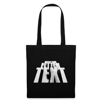 Pretty bold text - Tote Bag - black - Front