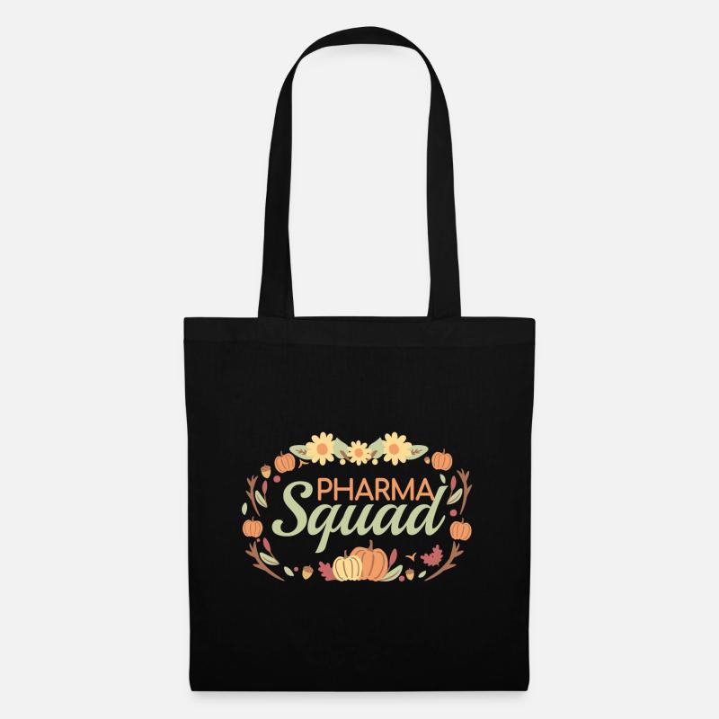 Apotheke | Pharma Squad pastellfarben - Stoffbeutel - Schwarz