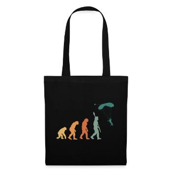 Parapente Evolution Retro - Sac en tissu - noir - Devant