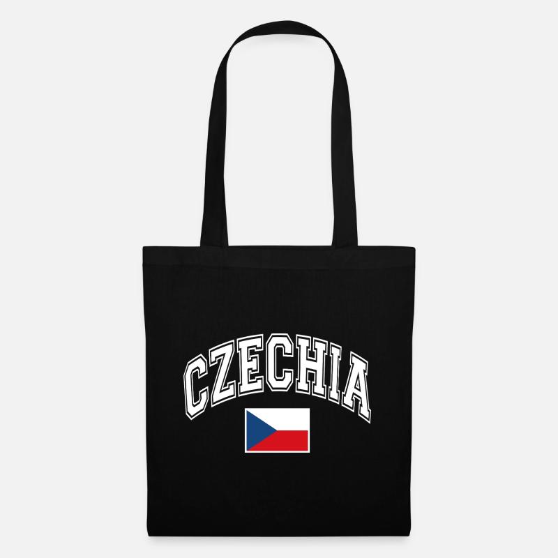 Czech Republic Flag - Tote Bag - black
