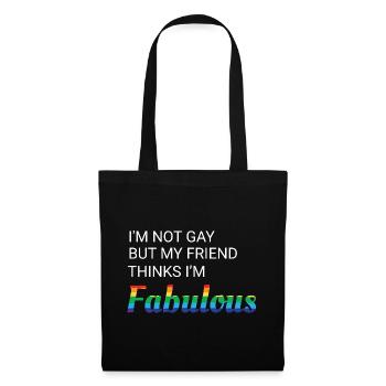 Friendship Pride Rainbow Design - Tote Bag - black - Front