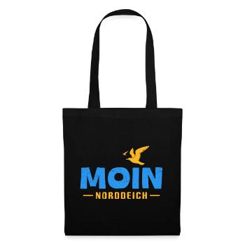 North Sea Holiday MOIN NORDDEICH Funny - Tote Bag - black - Front