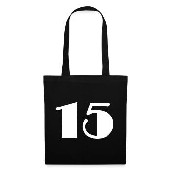 15. 15 YEARS. 15th ANNIVERSARY. 15 YEAR ANNIVERSARY. - Tote Bag - black - Front