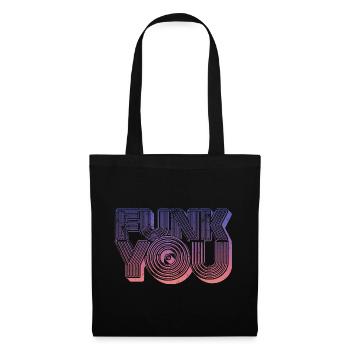 Funk You Vintage - Stoffbeutel - Schwarz - Vorne